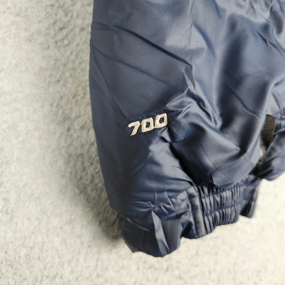 The North Face Puffer Jacket Mens 2XL Blue Quilted Warmth Classic Fit Full Zip